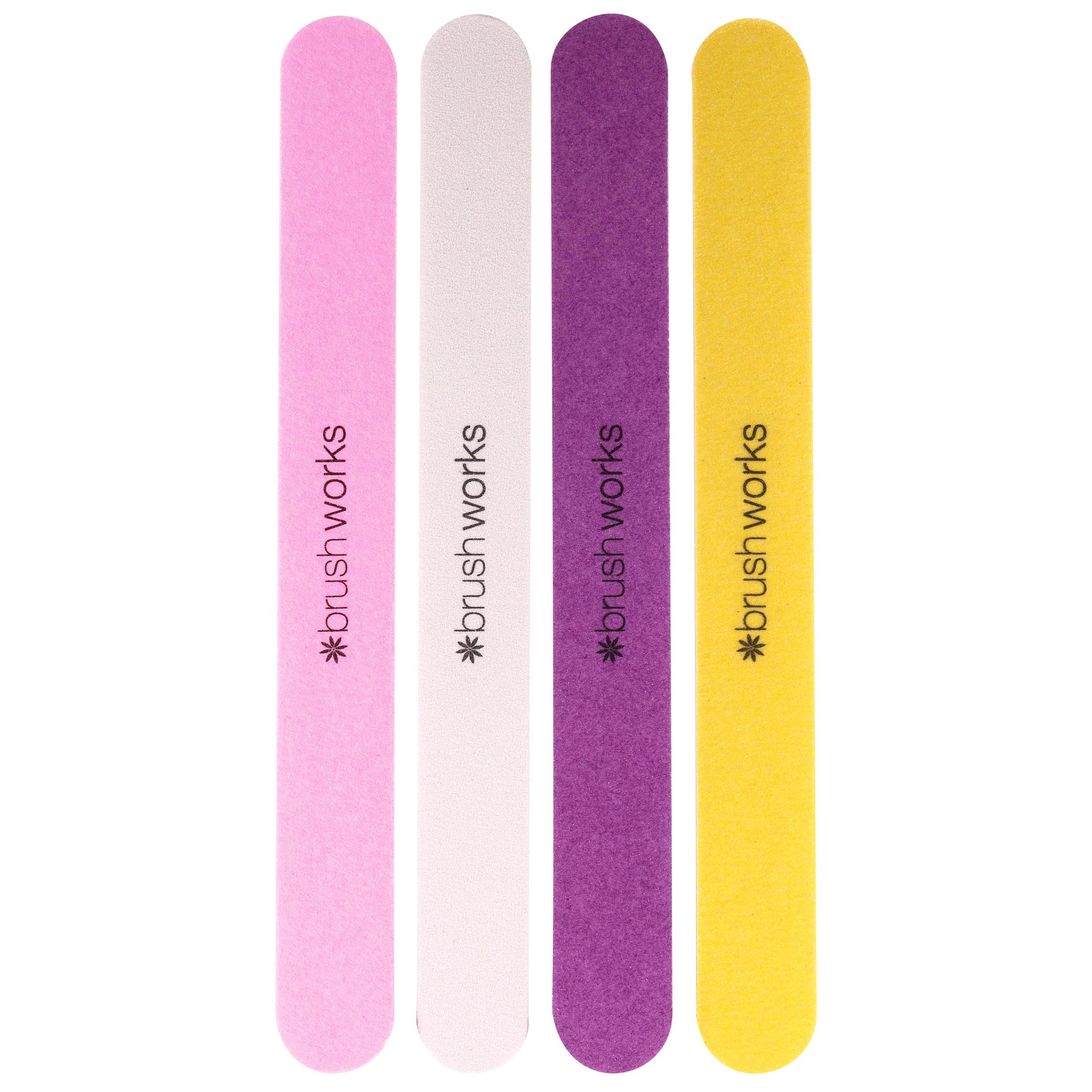 Brush Works Coloured Nail Files 4stk