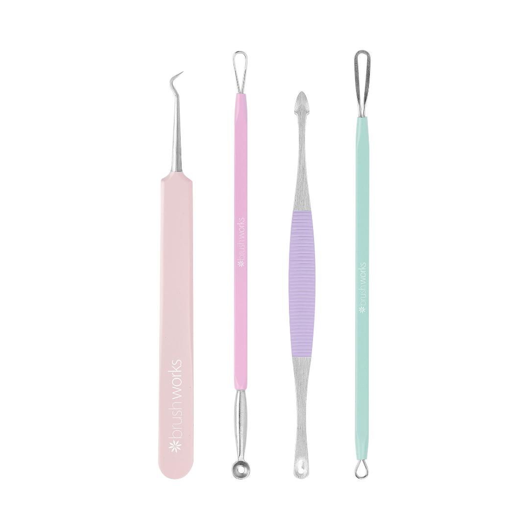 Brush Works HD Pastel Blackhead & Blemish Remover Set
