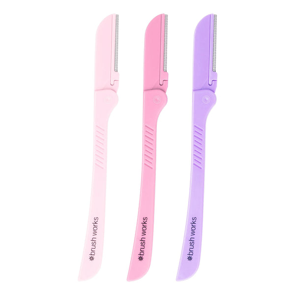 Brush Works Precision Eyebrow Razor Mixed 3stk - Beautybar