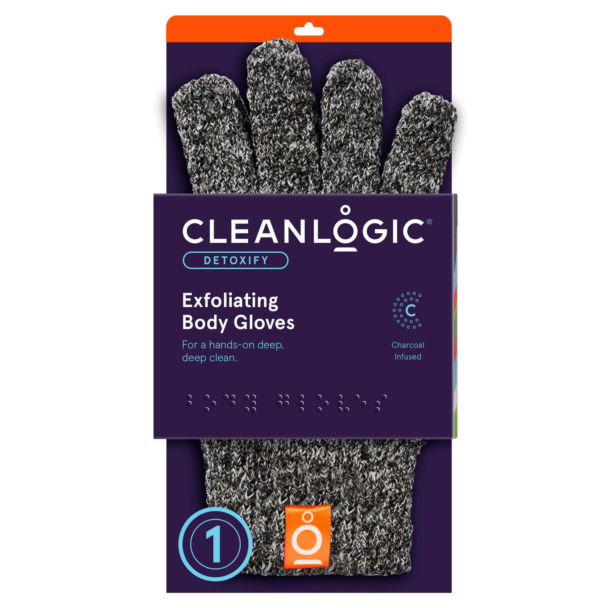 Cleanlogic Charcoal Body Gloves