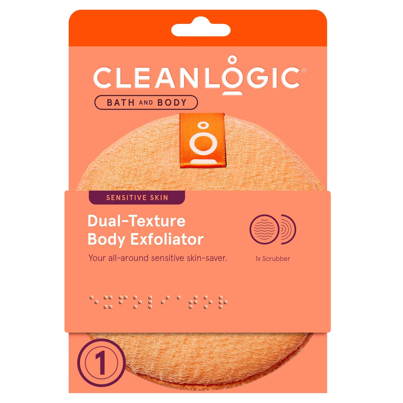 Cleanlogic Dual Texture Body Exfoliator