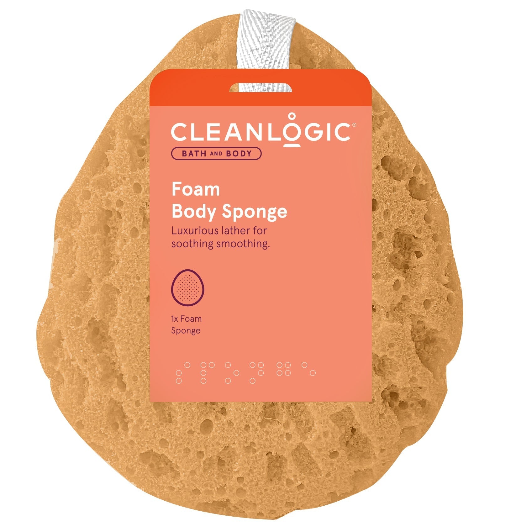 Cleanlogic Foam Body Sponge