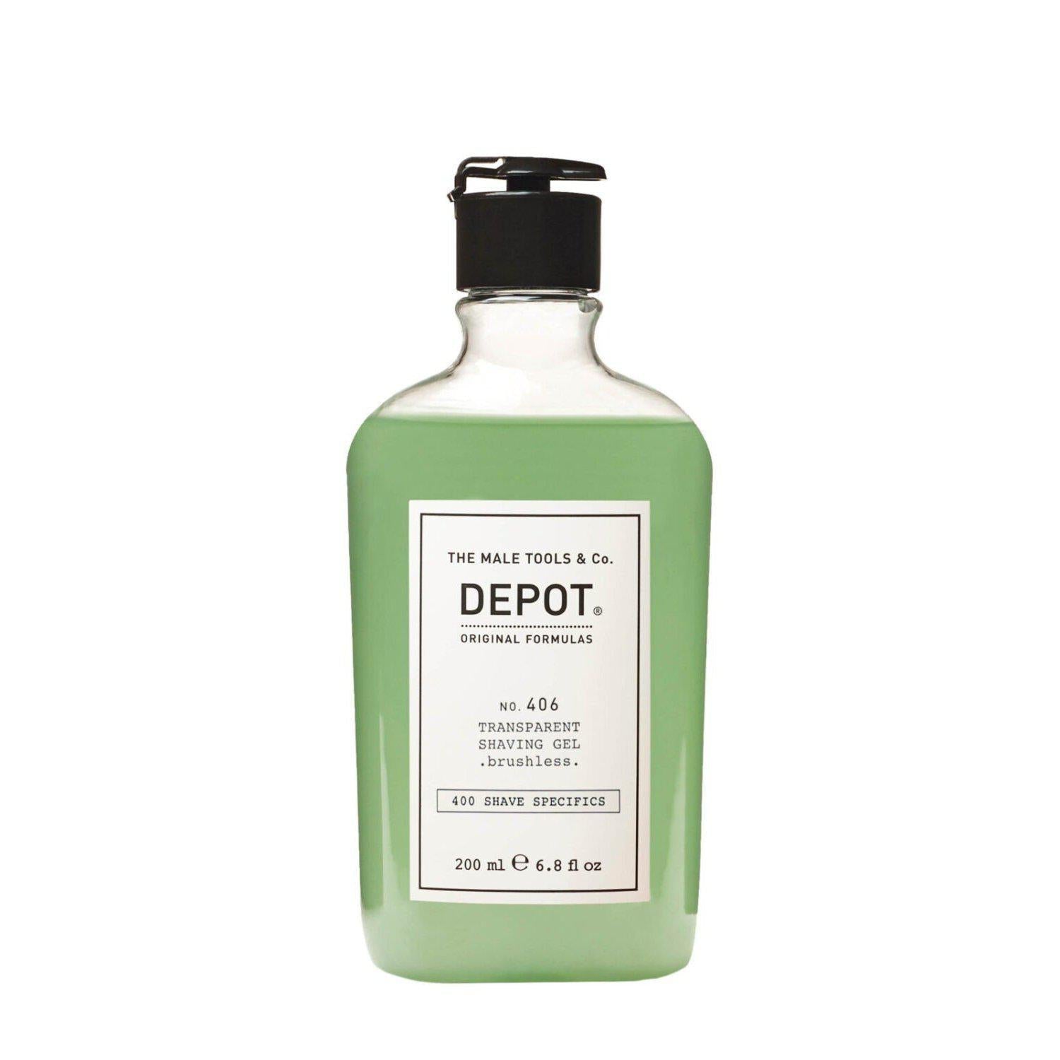 Depot No.406 Transparent Shave Gel 100ml