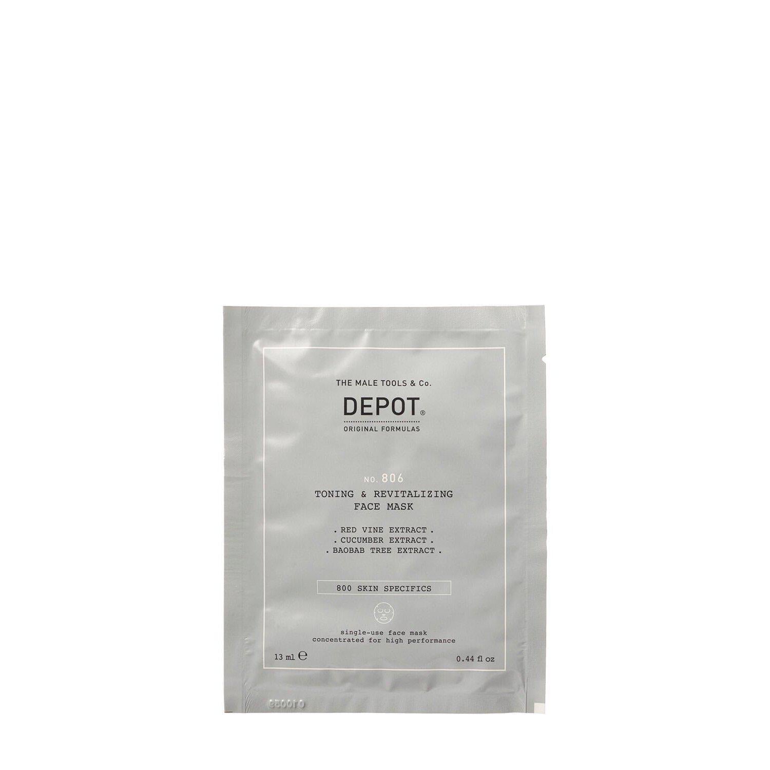 Depot No.806 Toning & Revitalizing Face Mask 12x13ml