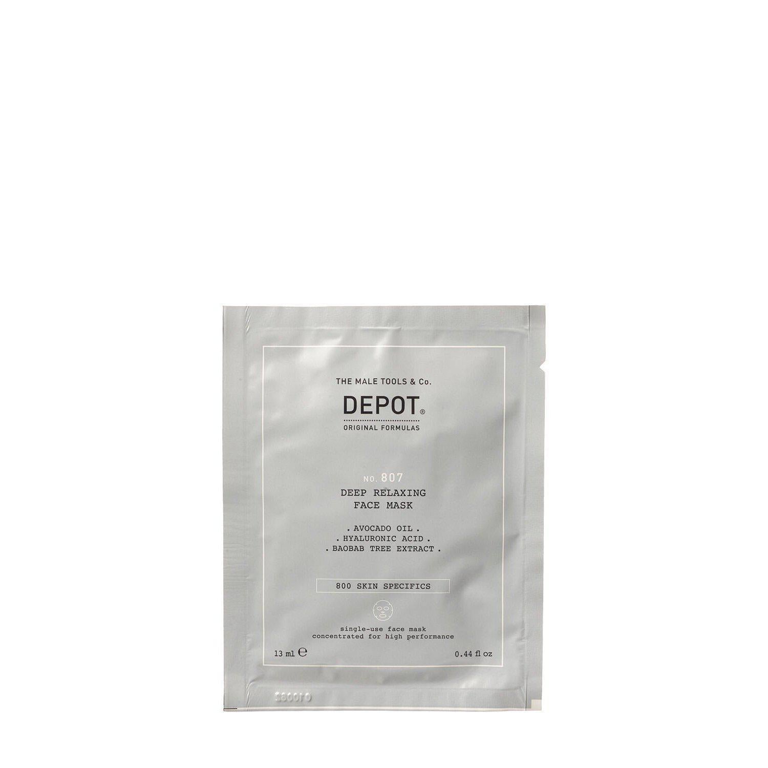 Depot No.807 Deep Relaxing Face Mask 12x13ml