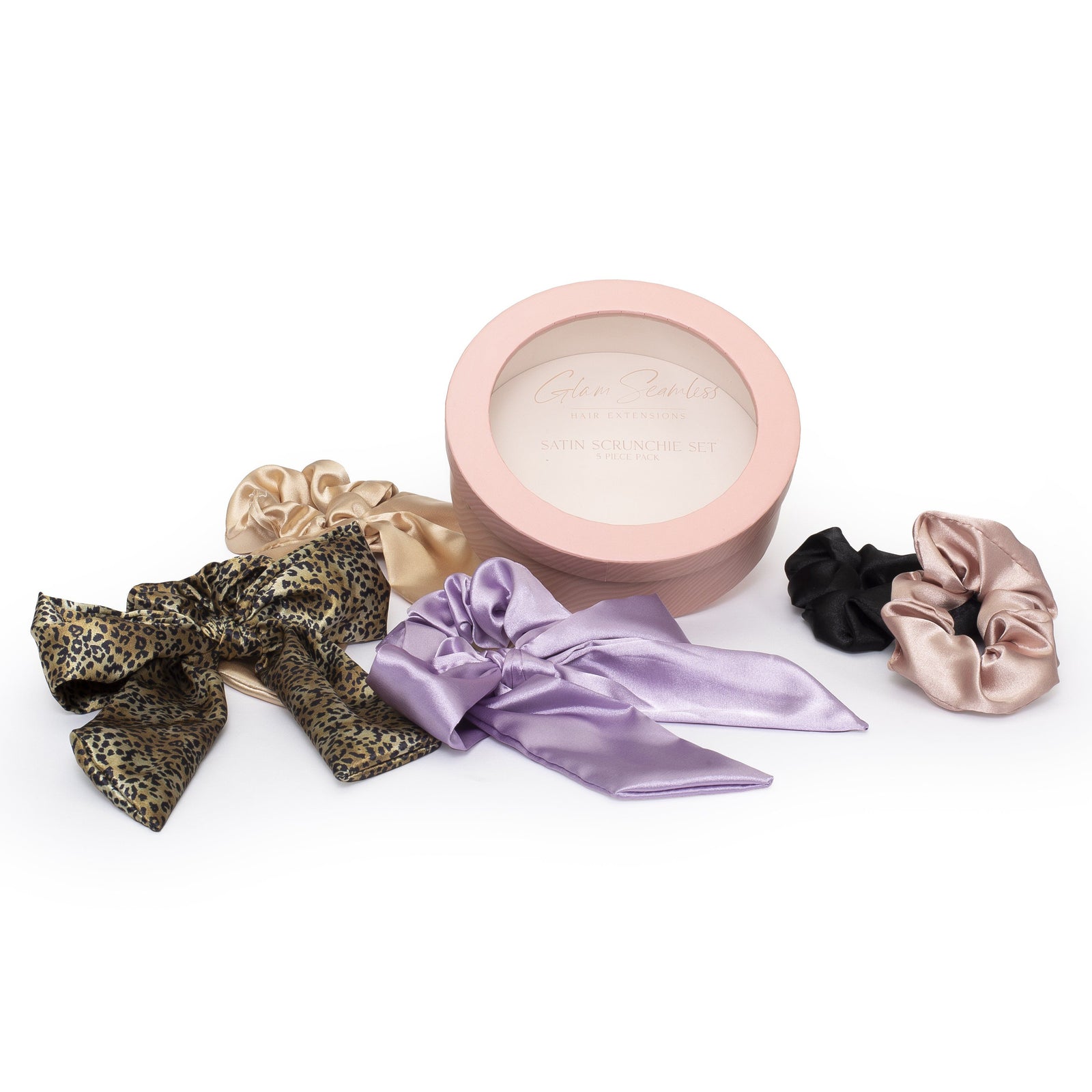 Glam Seamless Satín Hárteygjur