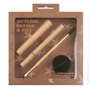 Kara Beauty Outline Fill And Define Eyebrow Set