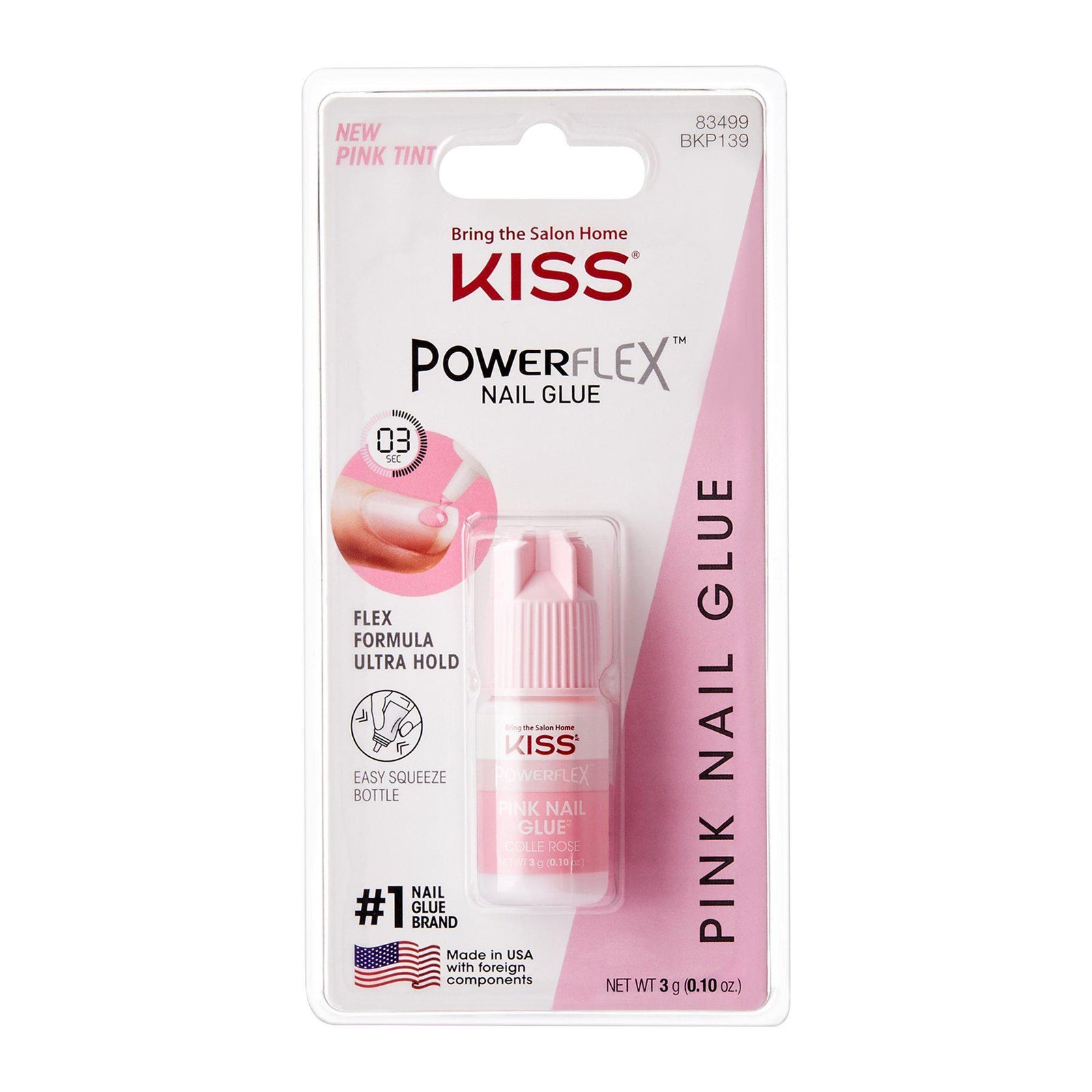 Kiss PowerFlex™ Pink Naglalím