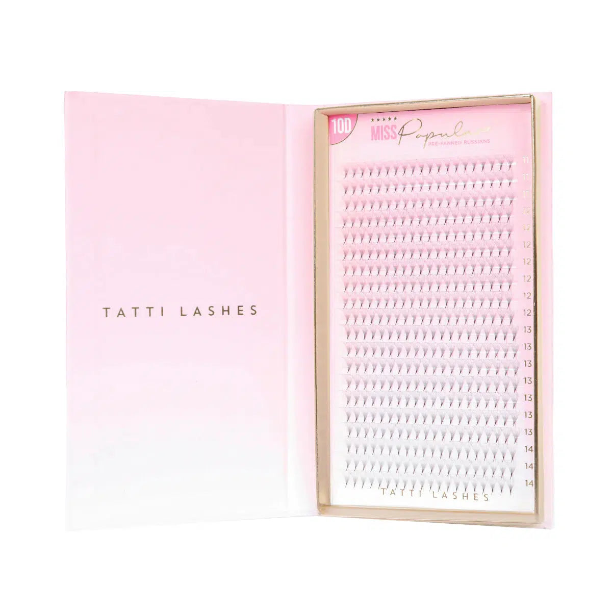 Tatti Lashes 10D D-curl & C-curl XL Tray