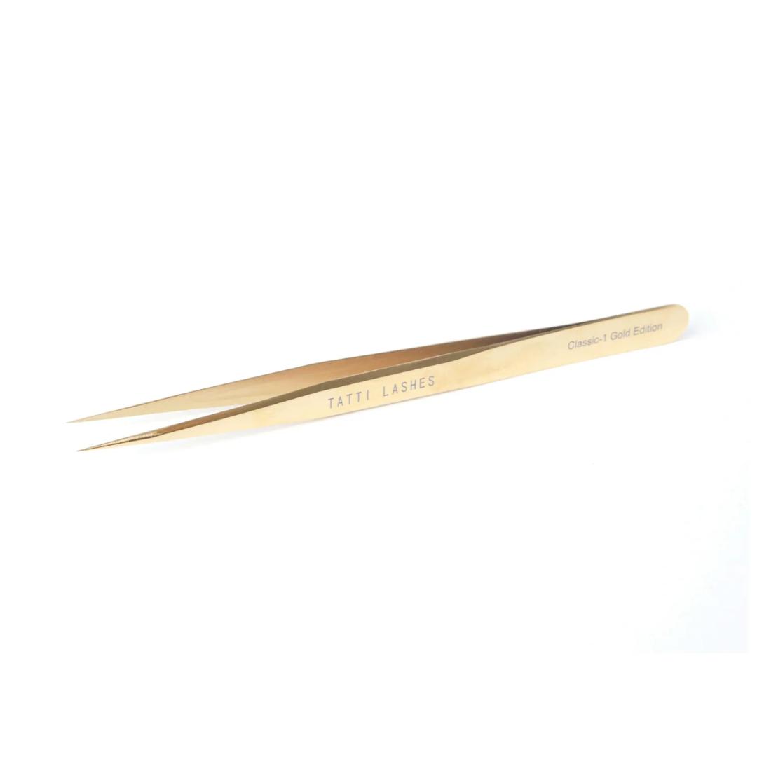 Tatti Lashes Classic 1 Gold Edition Tweezers