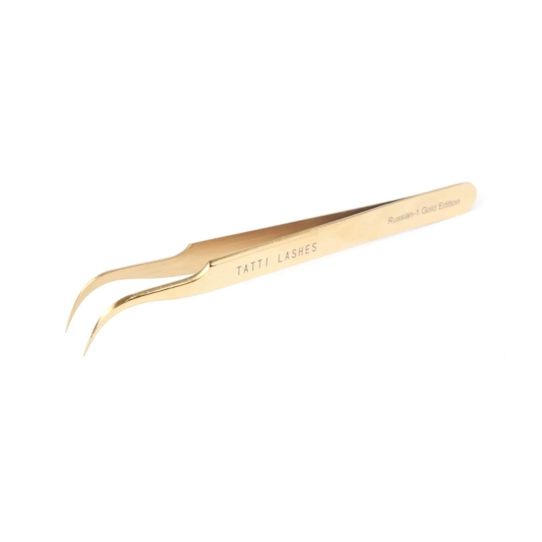 Tatti Lashes Russian 1 Gold Edition Tweezers