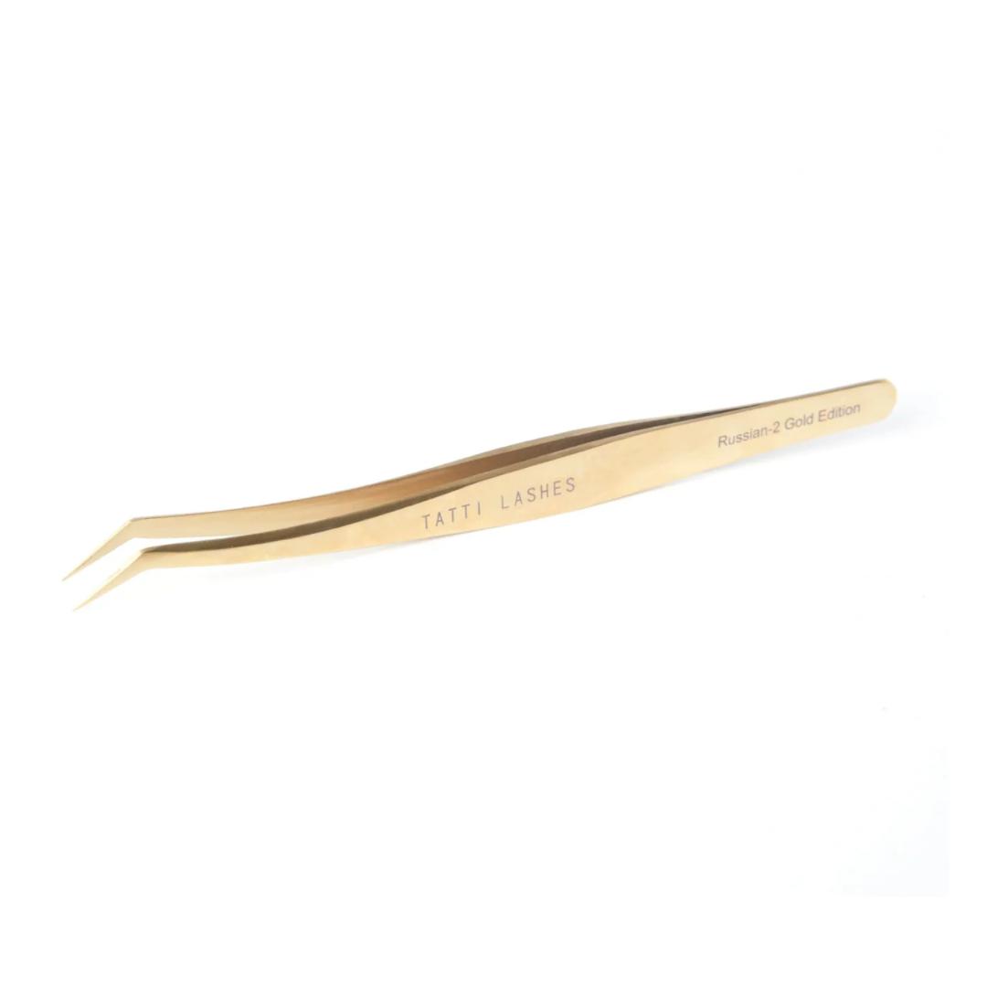 Tatti Lashes Russian 2 Gold Edition Tweezers